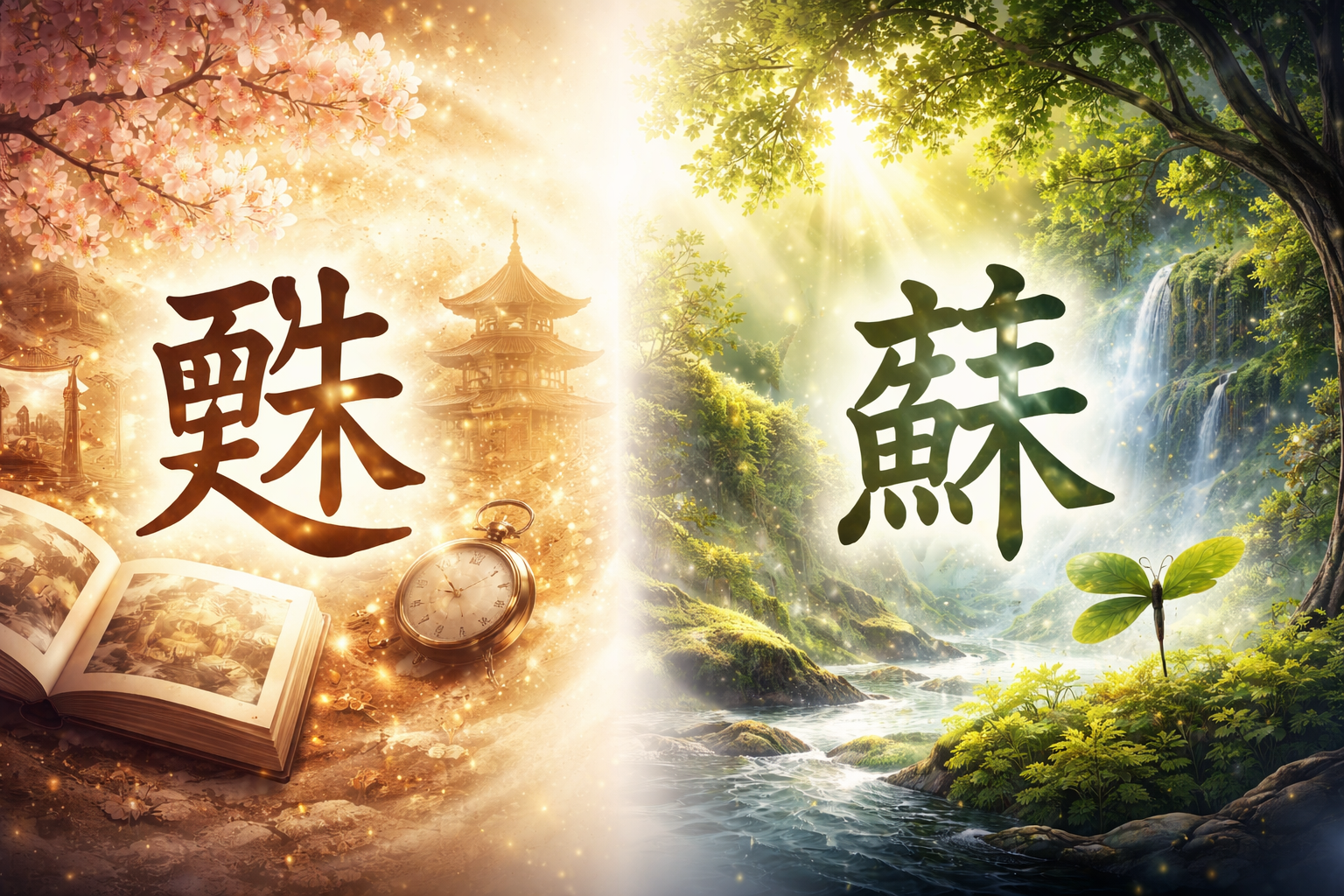 甦ると蘇るの違いと使い分けのイメージ図